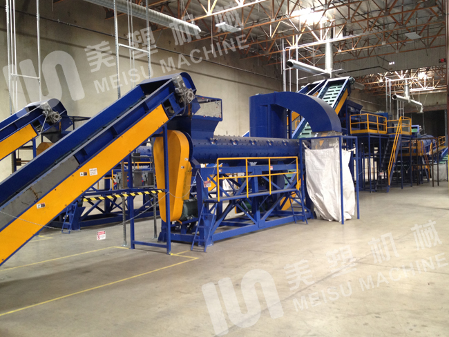 選擇美塑機(jī)械廢舊塑料回收清洗線，我們很放心!